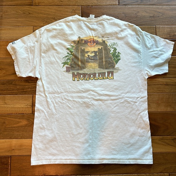 Vtg Hard Rock Cafe Honolulu T - Picture 4 of 4